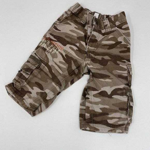 Gap Infant Beige Camo Denim Pants 6-12 Months - Picture 2 of 5